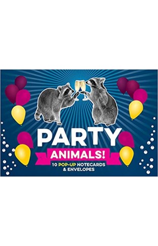 Party Animals! (Notecards): 10 Pop-Up Notecards & Envelopes Cards 